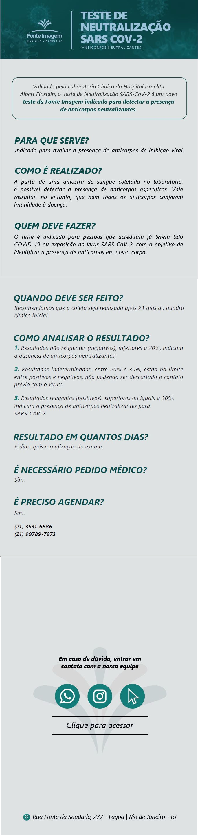 Image de destaque do artigo: Teste de neutralização SARS COV-2